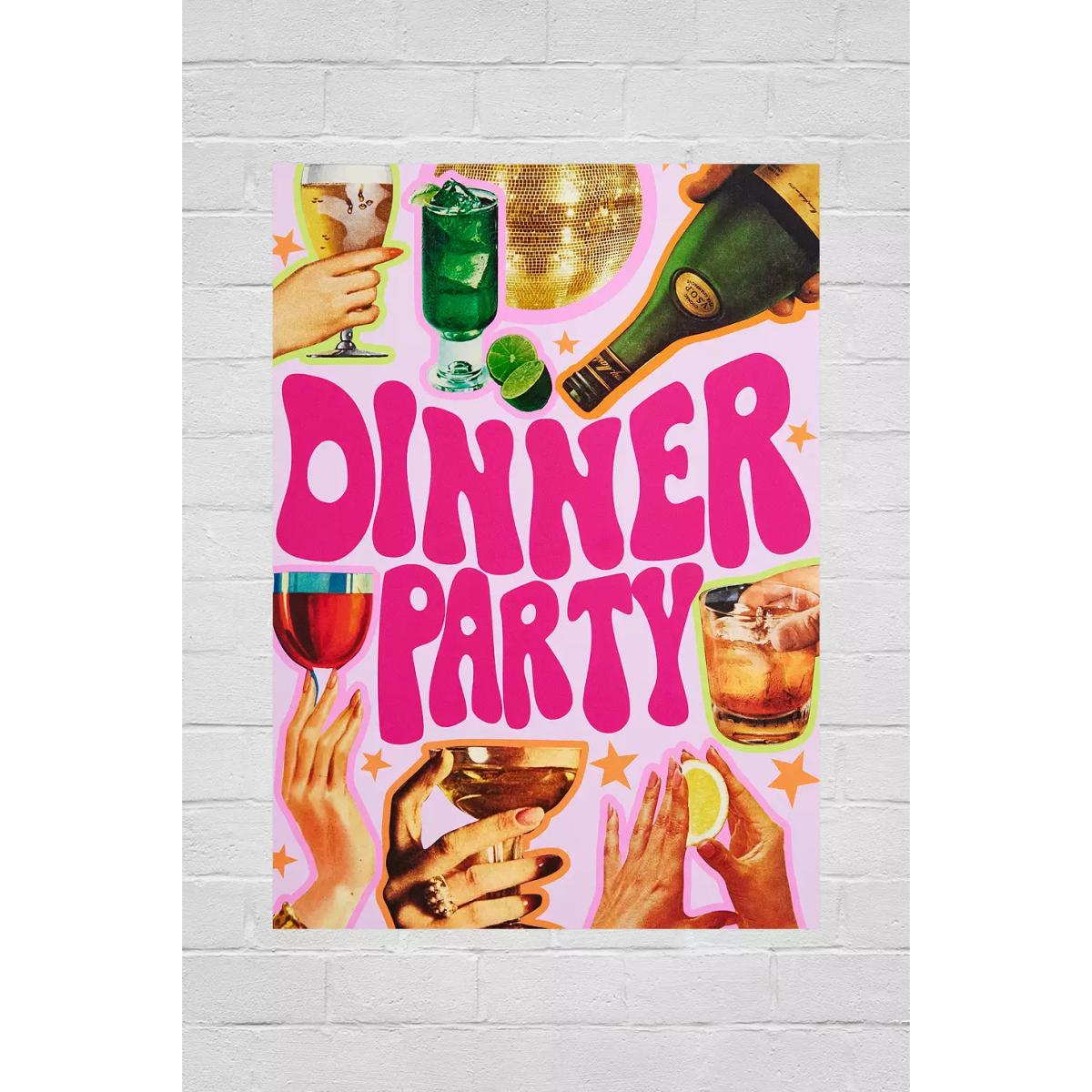 Printed Weird Dinner Party A4 Wall Art Print ALL at Urban Outfitters – image 2