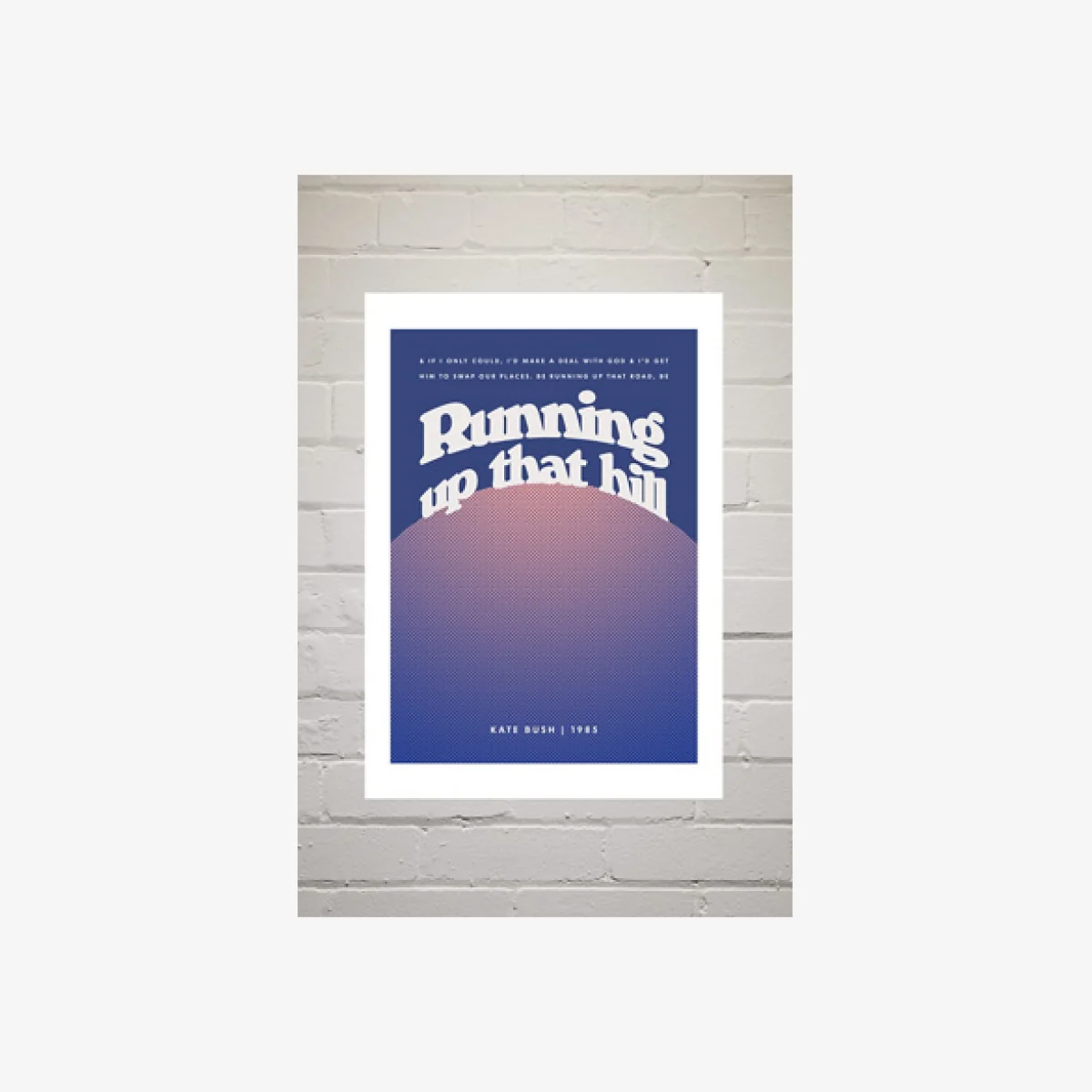 Up That Hill Wall Art Print - Assorted 1 at Urban Outfitters