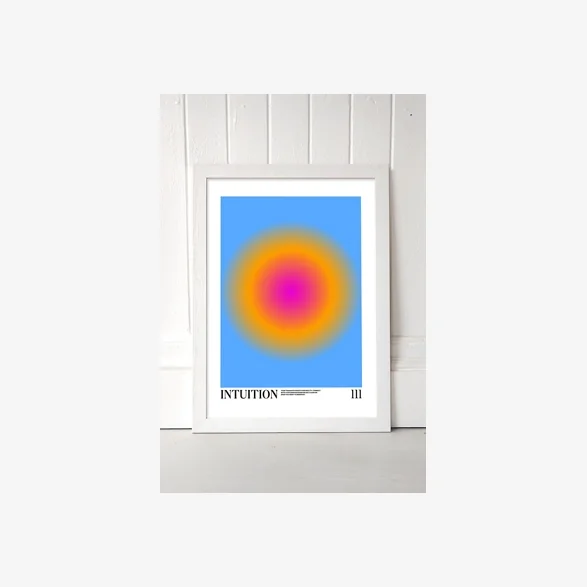 Intuition Wall Art Print - White 2 at Urban Outfitters