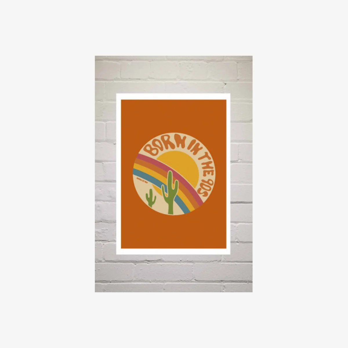 Doodle By Meg Born In The 90's Wall Art Print - Assorted UK 3 at Urban Outfitters