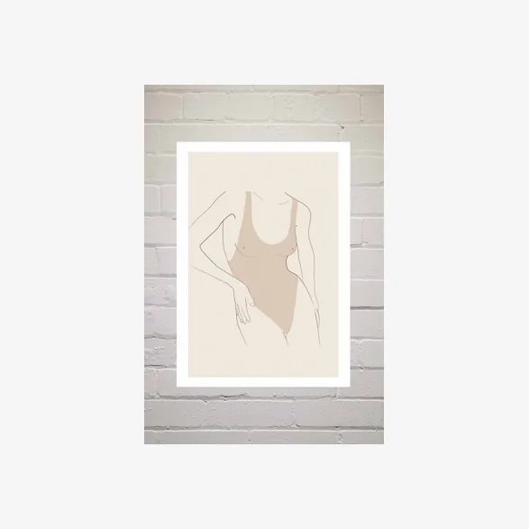 Flower Love Child Pink Cossie Wall Art Print - Assorted 1 at Urban Outfitters