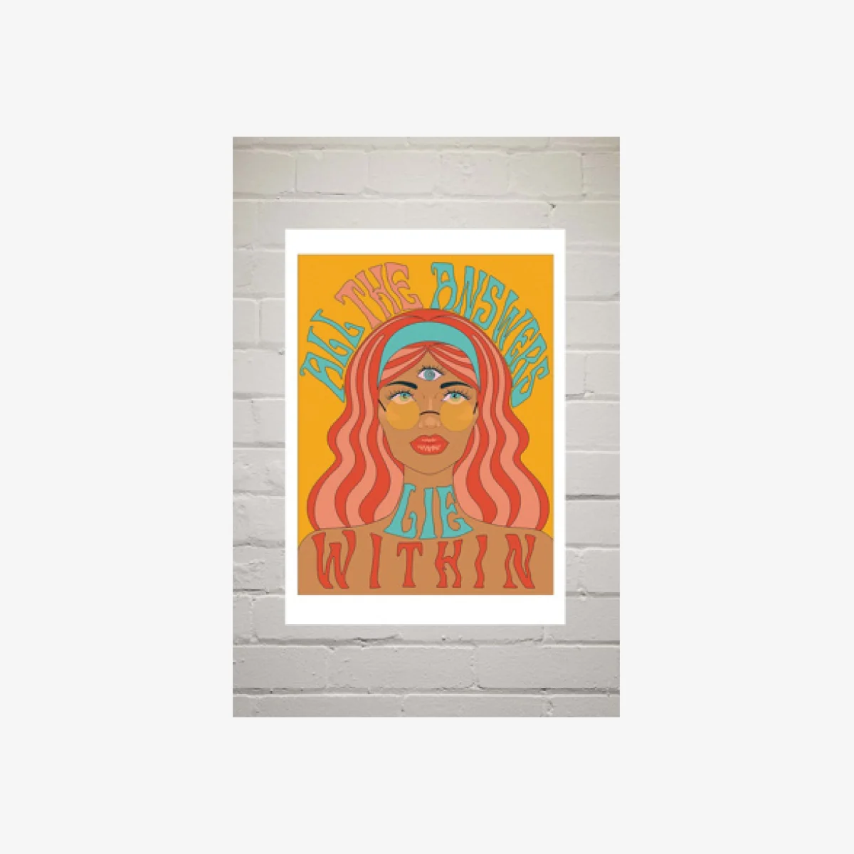 Exquisite Paradox All The Answers Lie Within Wall Art Print - Assorted UK 3 at Urban Outfitters