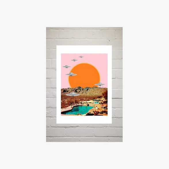 Msgonzalez They've Arrived! Wall Art Print - Assorted UK 3 at Urban Outfitters