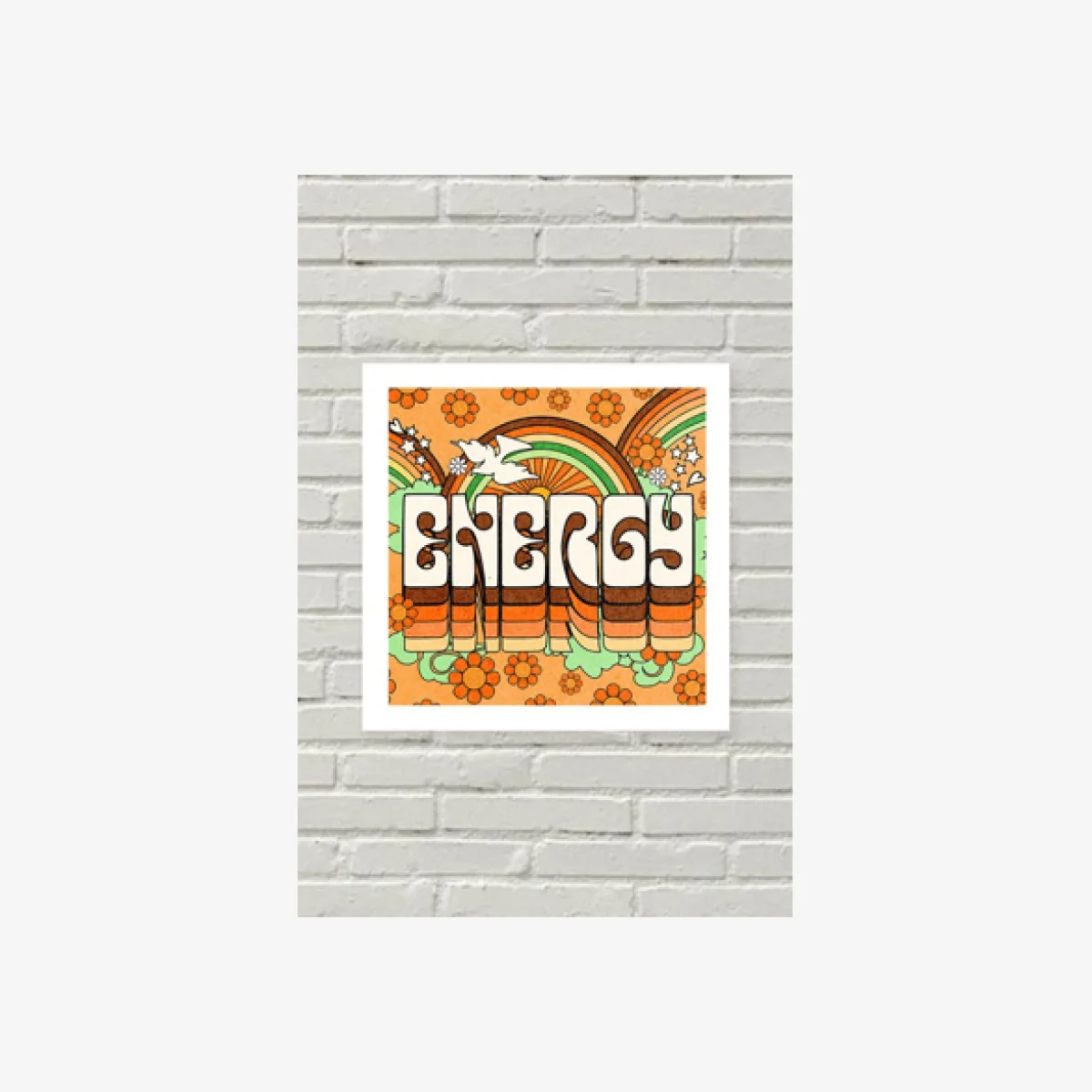 Golden Daze Energy Wall Art Print - Assorted 2 at Urban Outfitters