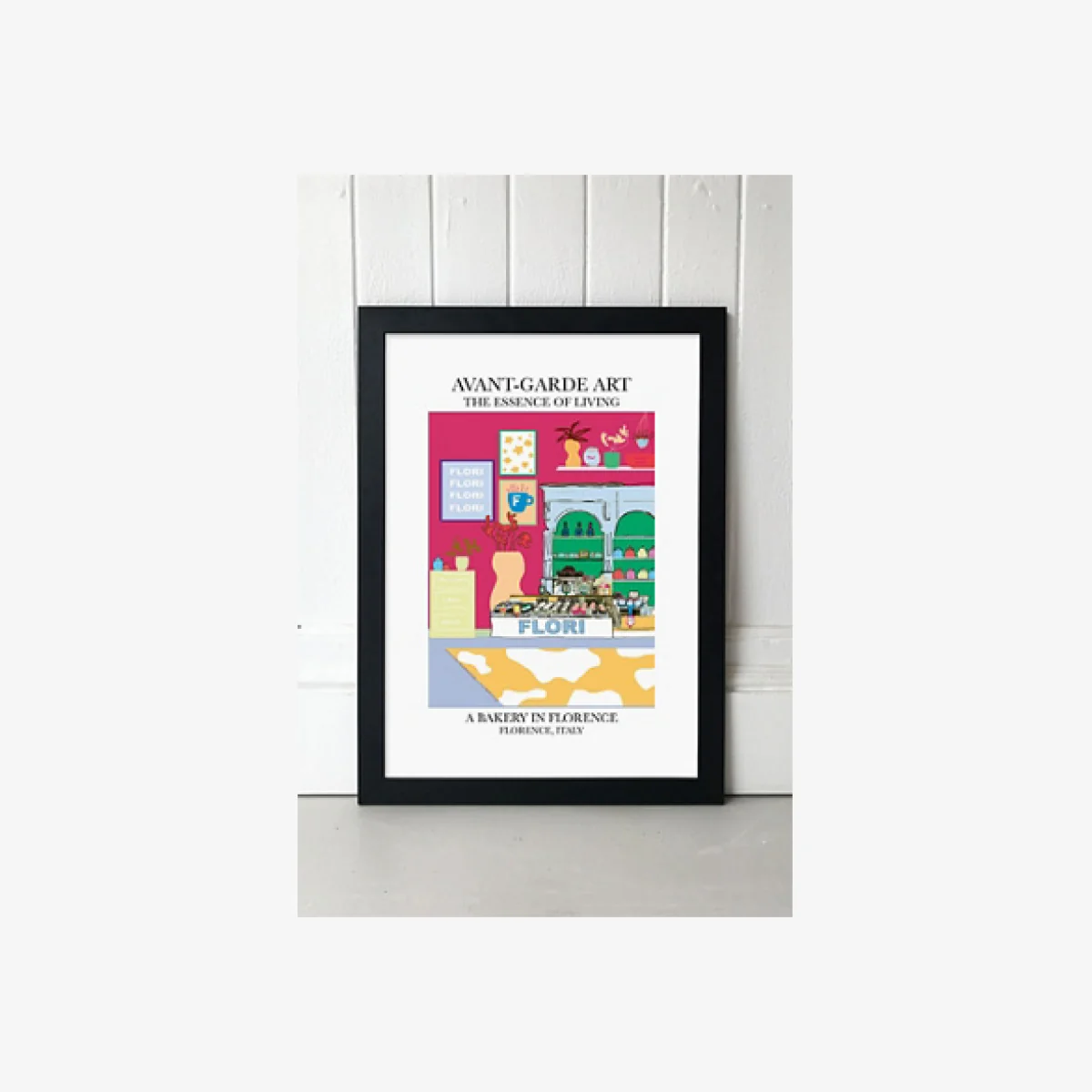 blanchouse Florence Wall Art Print - Black 1 at Urban Outfitters