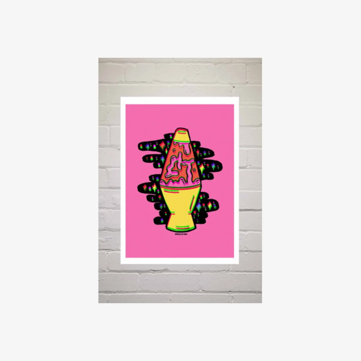 Doodle By Meg Lava Lamp Wall Art Print - Assorted 1 at Urban Outfitters