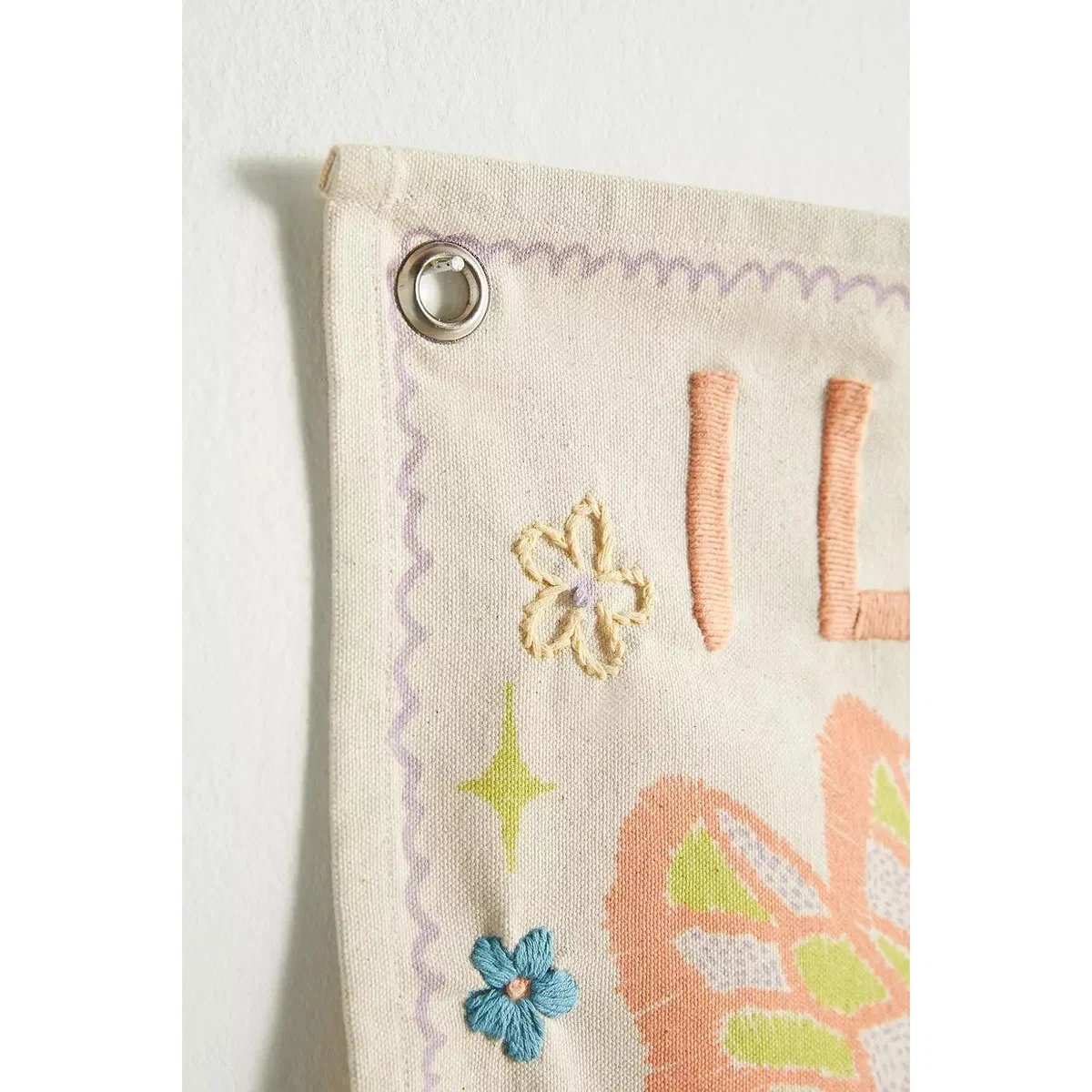I Love Us Embroidered Wall Hanging ALL at Urban Outfitters – image 4