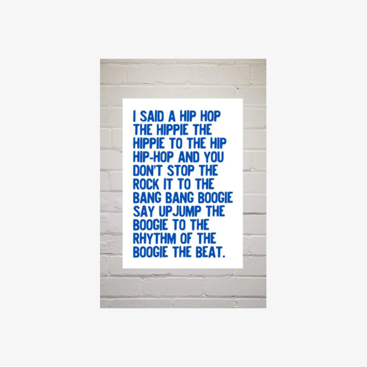 UO Exclusive Blue Honeymoon Hotel Rapper's Delight Wall Art Print - Assorted 1 at Urban Outfitters