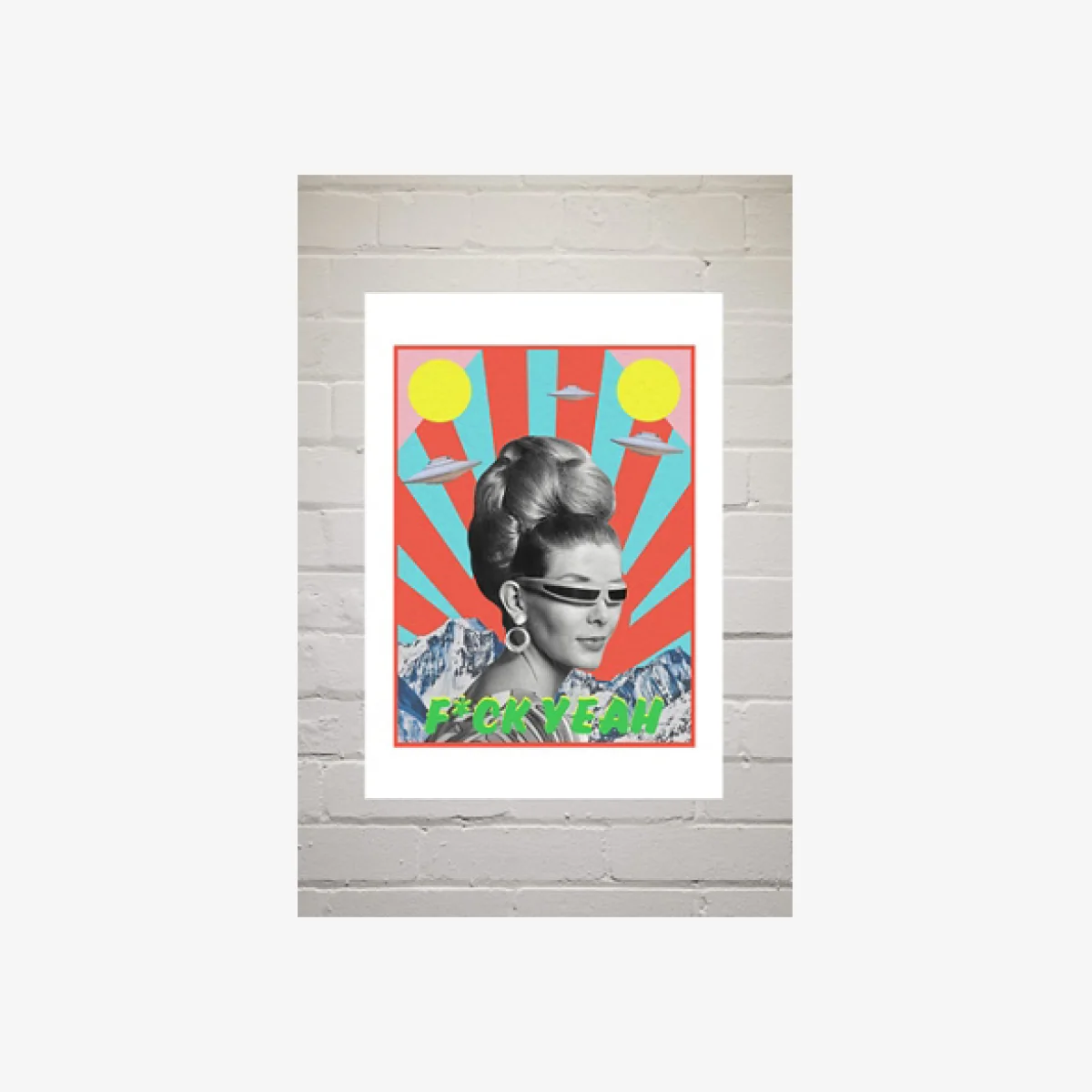 Msgonzalez F**K Yeah Wall Art Print - Assorted 2 at Urban Outfitters