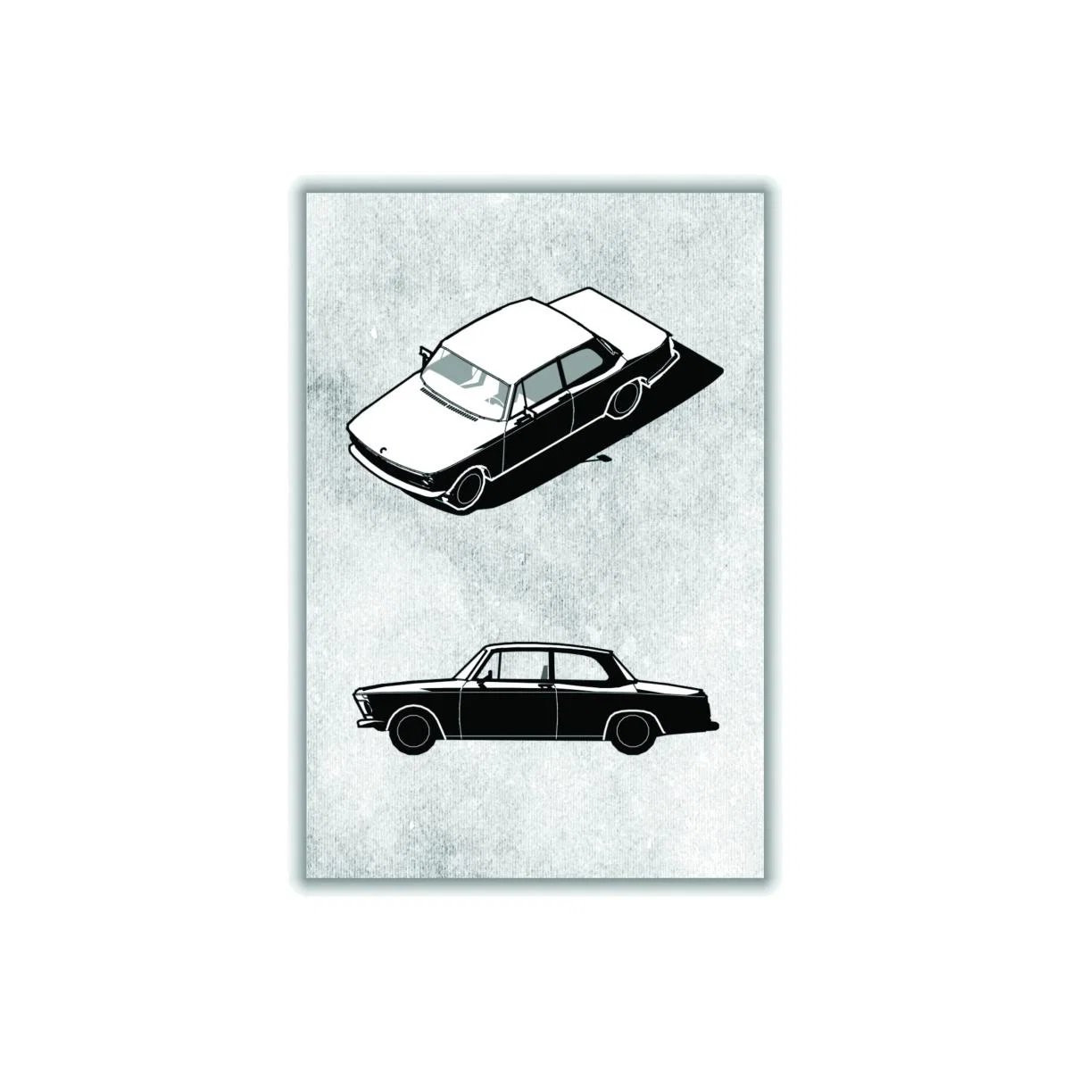 Black Minimal Car Series Ii Extra Small Stanley Print House – image 1