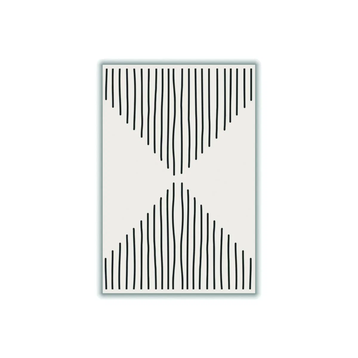 Black Minimal Line Design 4 Extra Large Stanley Print House – image 1