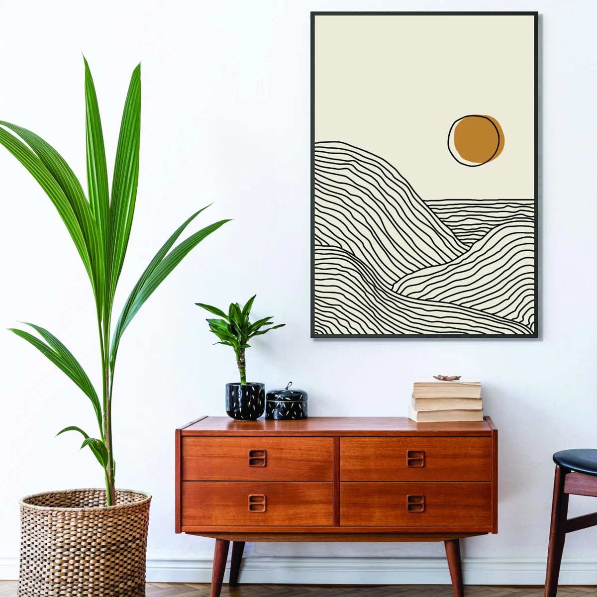 Yellow / Orange Boho Sunset Collection #2 Extra Large Stanley Print House – image 3