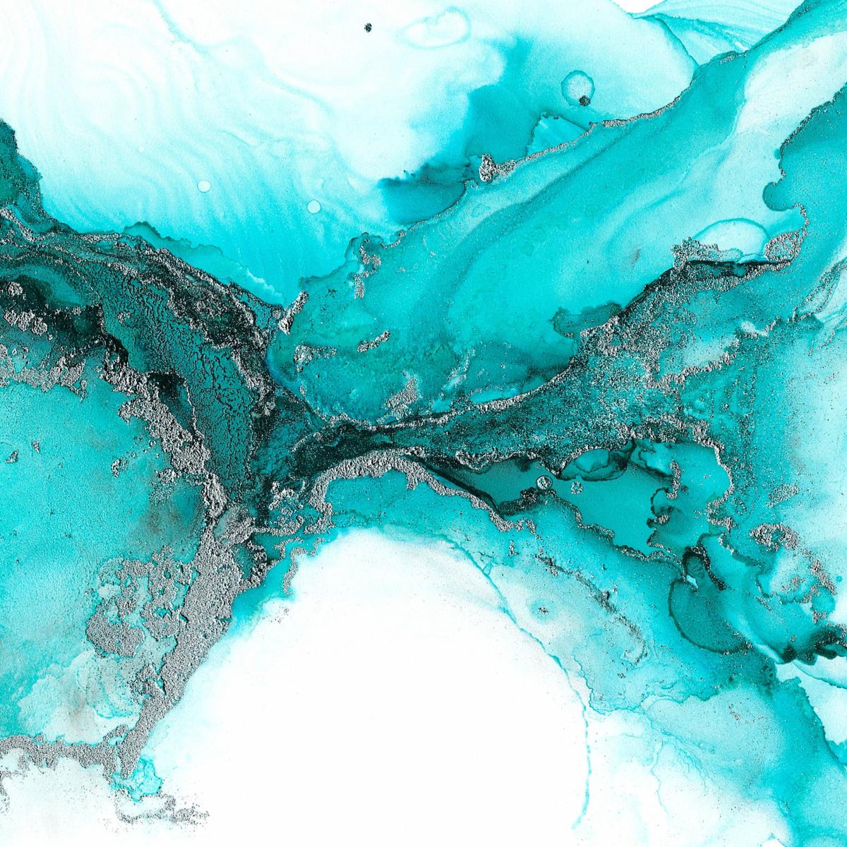 Blue Tidal - A4 Fine Art Print | A4 | 210 X 297Mm | Art by Affie – image 5