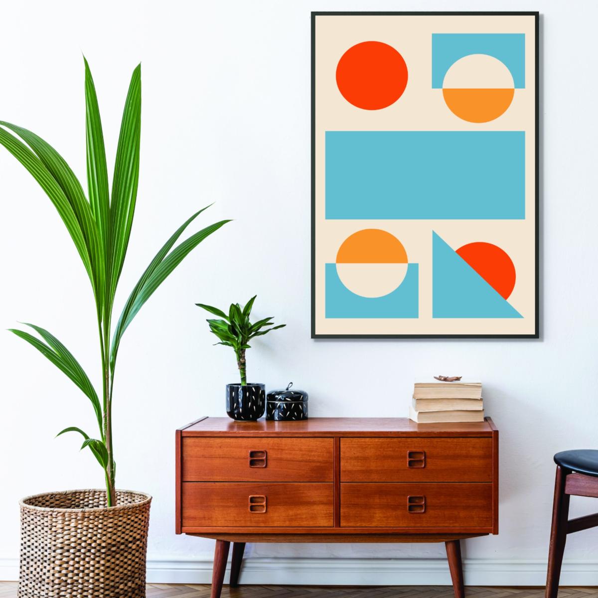Bright Minimal Shapes Series #2 A1 594 X 841Mm Stanley Print House – image 3