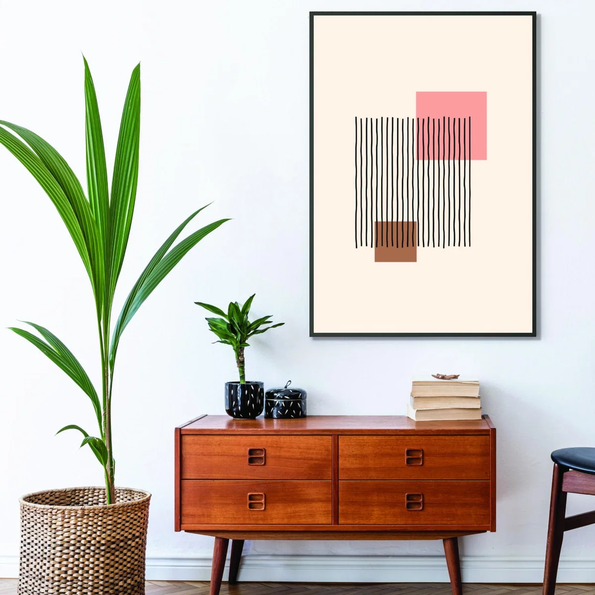 Rose Gold Geometric Abstract Shapes Iiii Large Stanley Print House – image 3