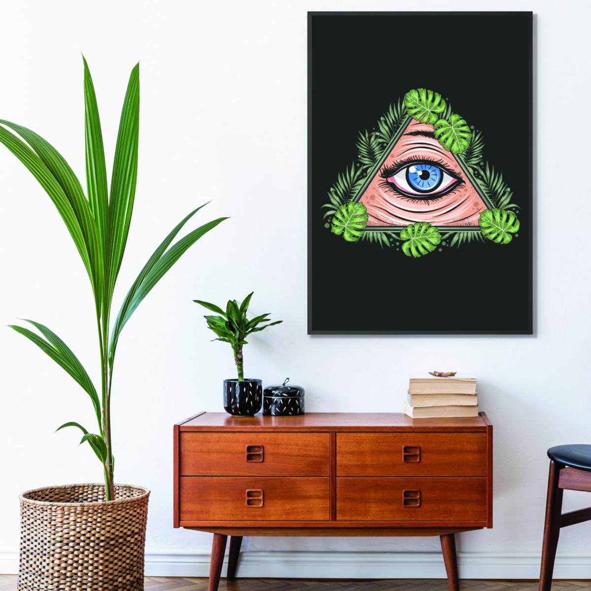 Rose Gold All Seeing Eye A1 594 X 841Mm Stanley Print House – image 3