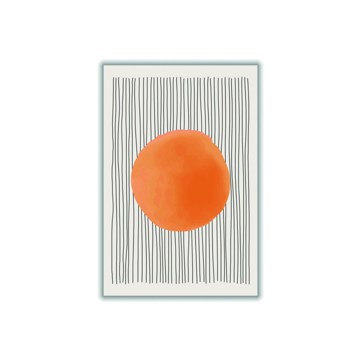 Yellow / Orange Abstract Color Vibe #2 A4 210 X 297Mm Stanley Print House – image 1
