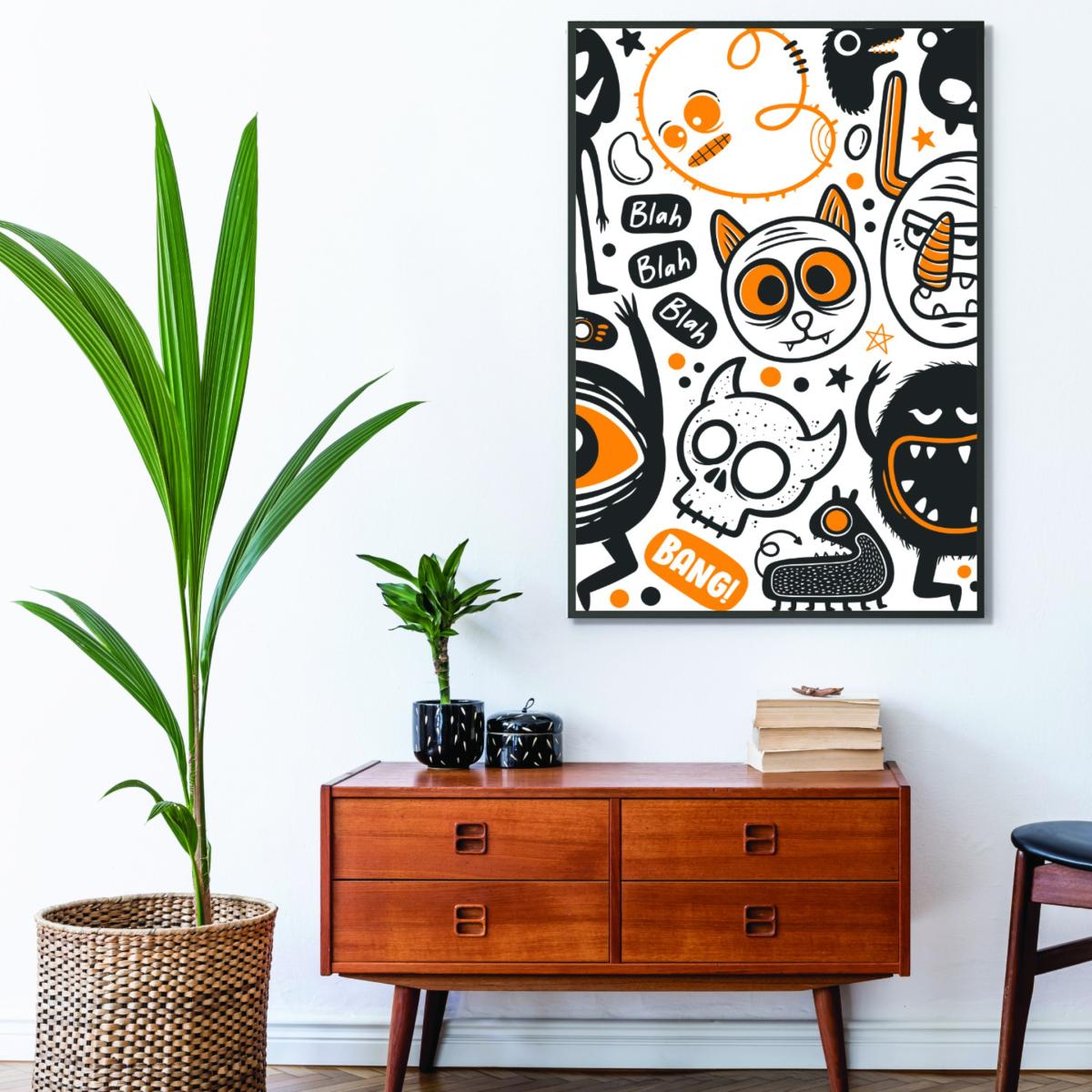 Yellow / Orange This Is A Doodle #2 Large Stanley Print House – image 3