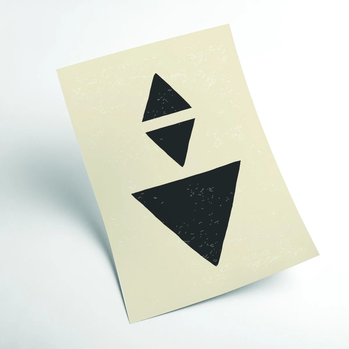 Black Abstract Triangles #3 Extra Large Stanley Print House – image 2