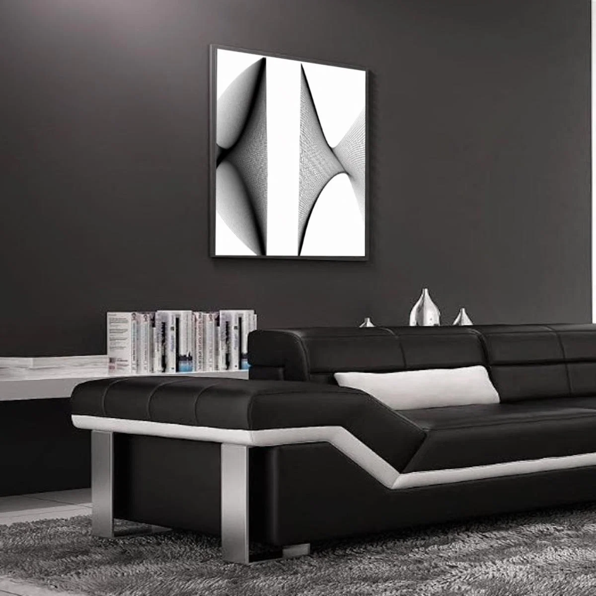 White Flew Print A3 297 X 420Mm Volsew Paris – image 2