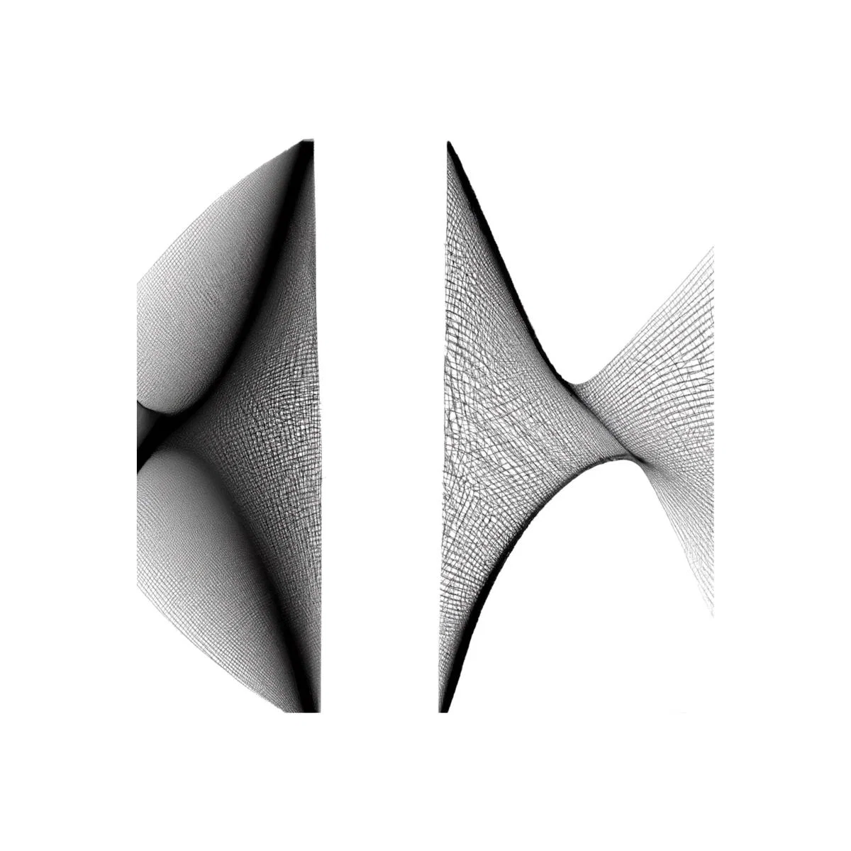 White Flew Print A3 297 X 420Mm Volsew Paris – image 1