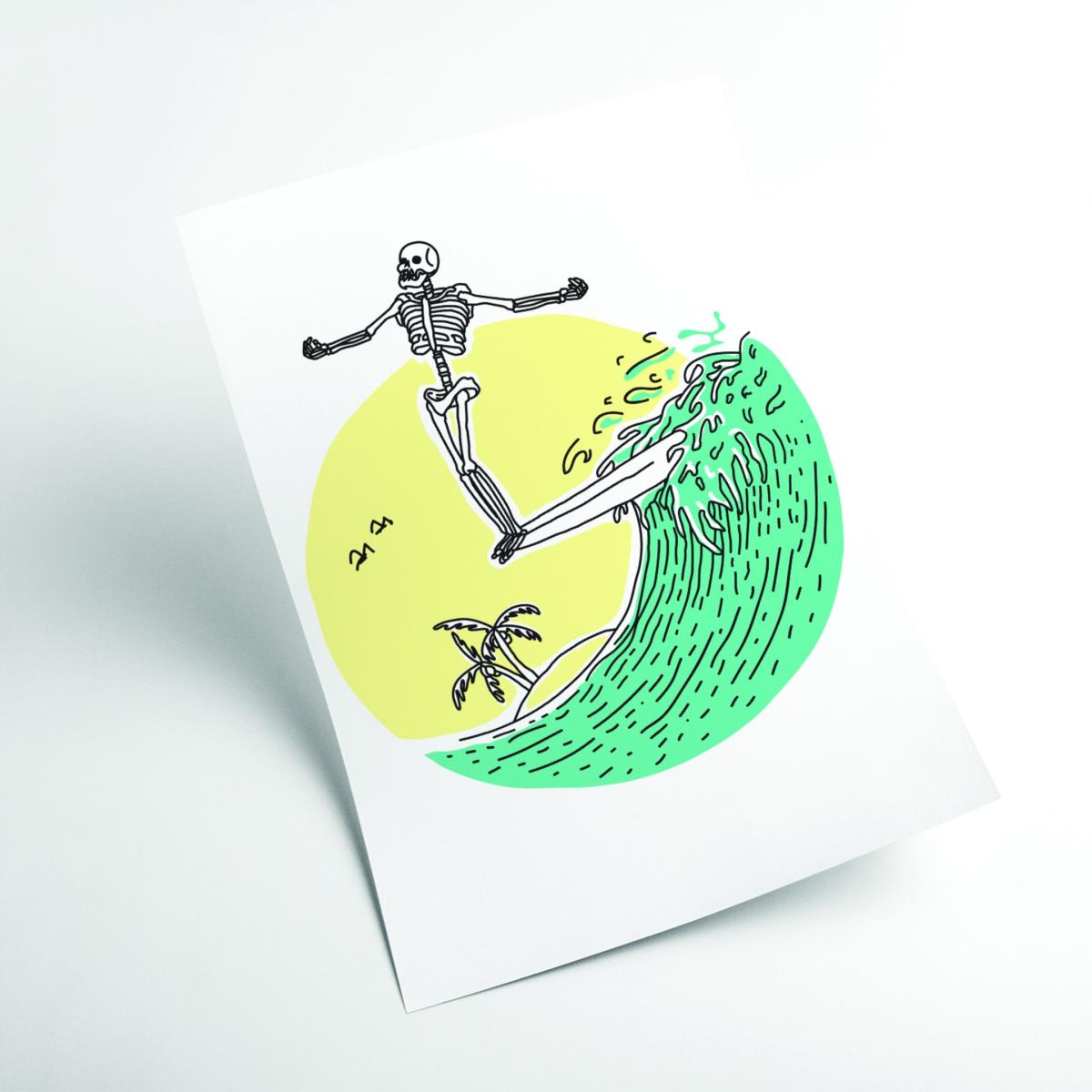 Hang 10 Zen A4 210 X 297Mm Stanley Print House – image 2