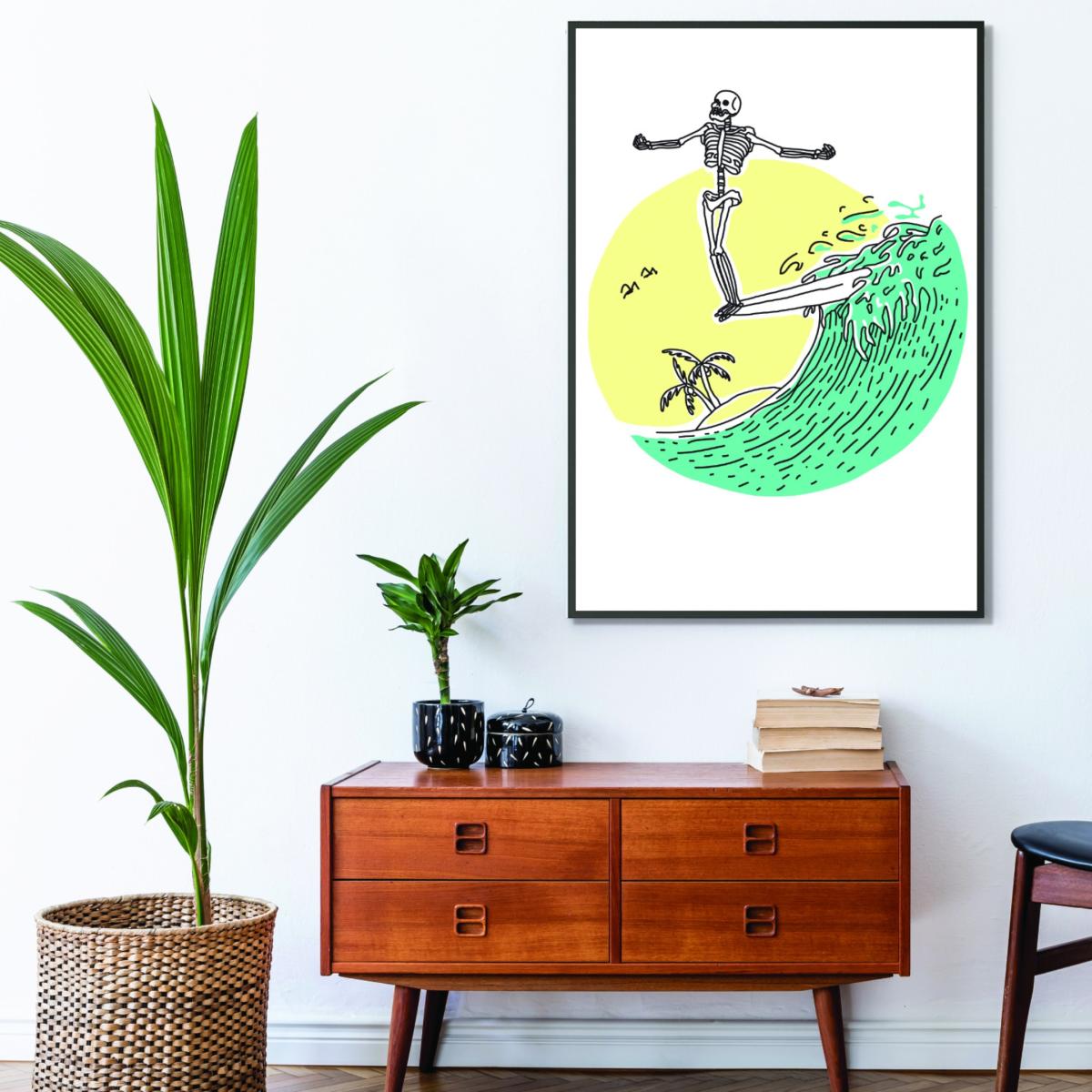 Hang 10 Zen A4 210 X 297Mm Stanley Print House – image 3