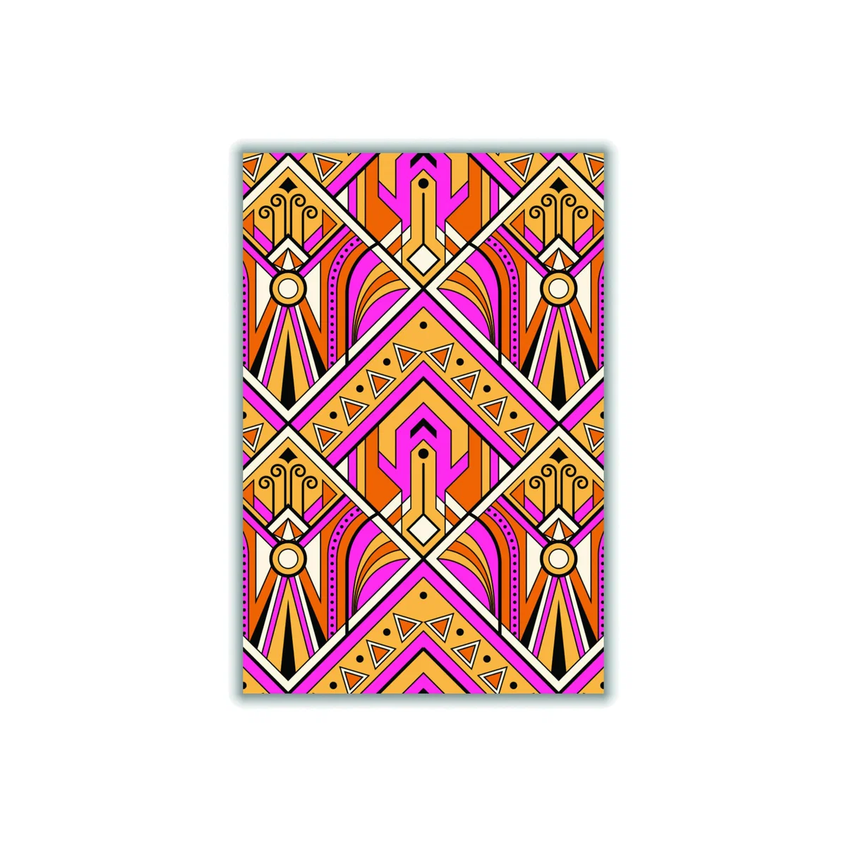 Pink / Purple Pink Patterns A4 210 X 297Mm Stanley Print House – image 1