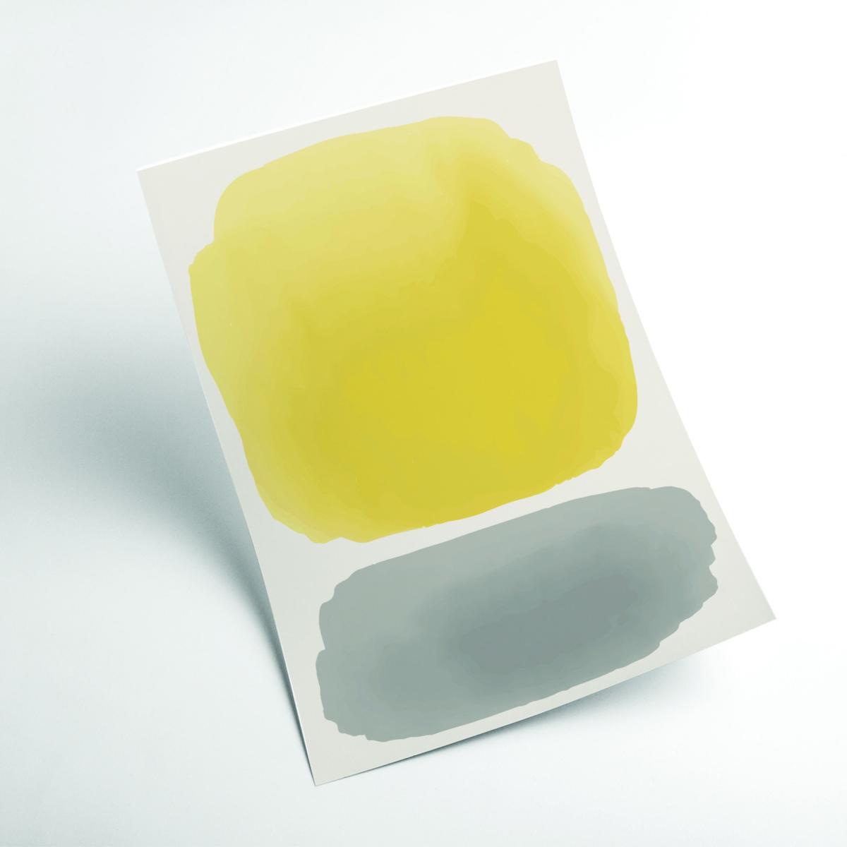 Yellow / Orange Black And Yellow Watercolor #3 A3 297 X 420Mm Stanley Print House – image 2