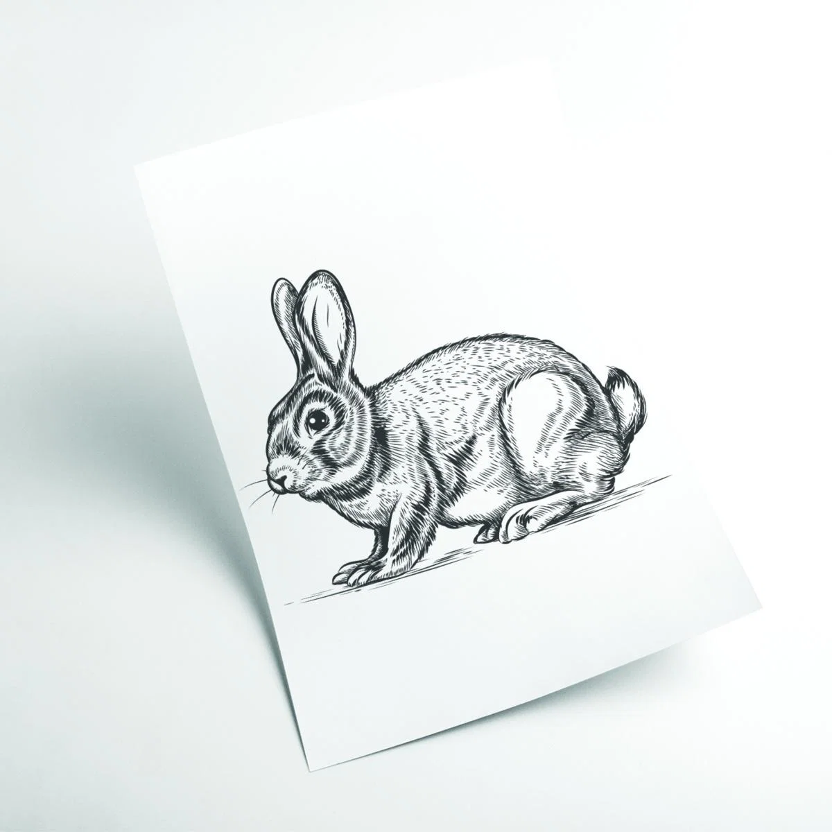 Grey Watch Out For The Bunny A2 420 X 594Mm Stanley Print House – image 2
