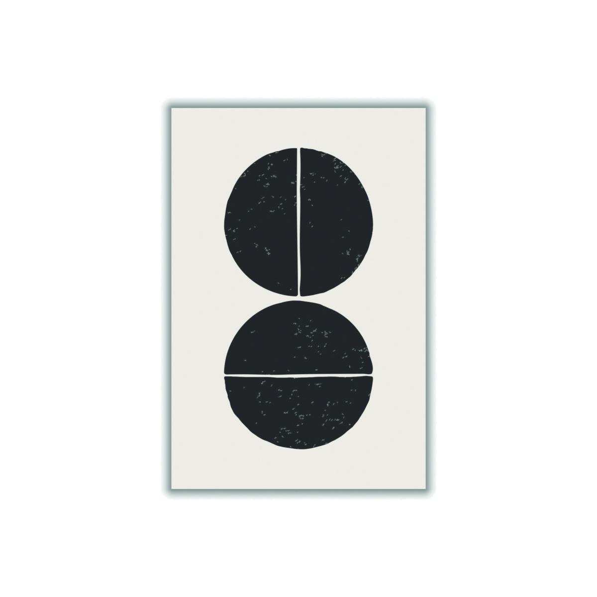 Black Minimal Circles #2 Extra Large Stanley Print House – image 1