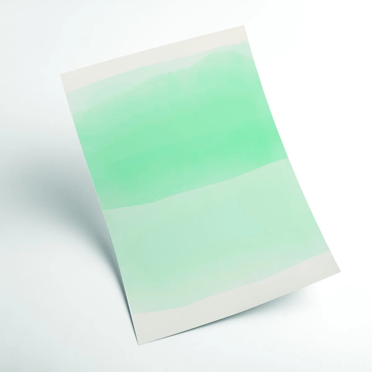 Light Green Watercolor Series #4 Large Stanley Print House – image 2