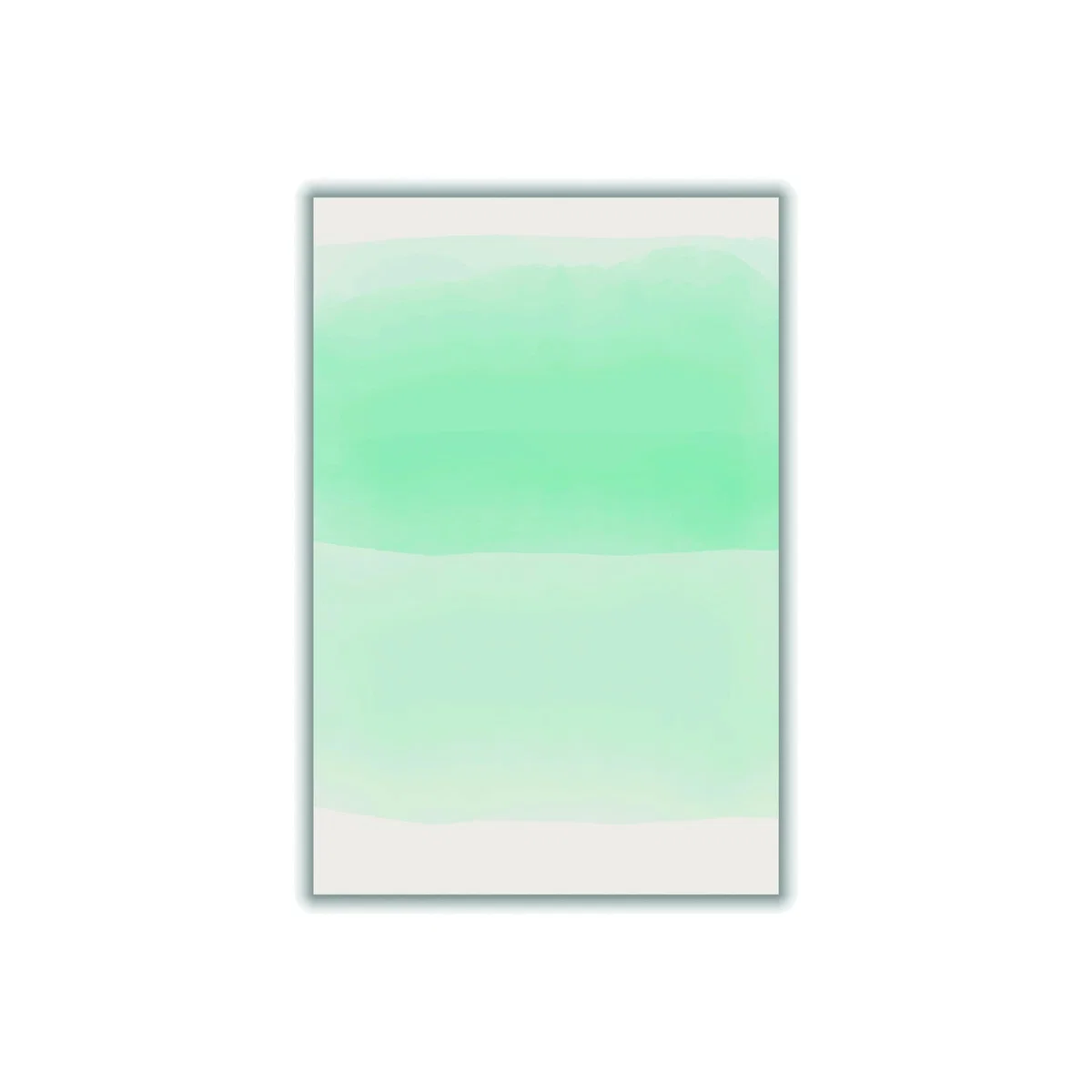 Light Green Watercolor Series #4 Large Stanley Print House – image 1