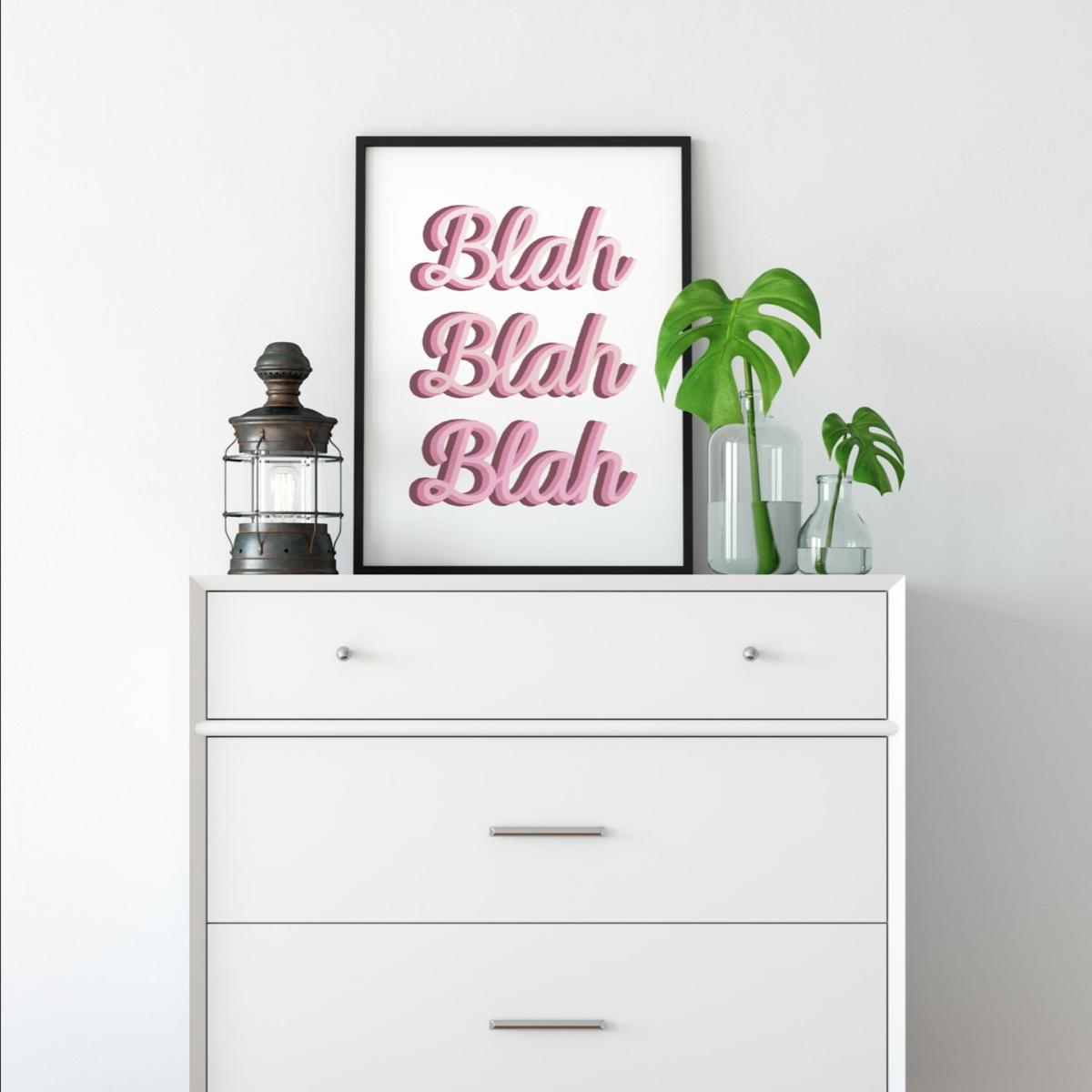 Blah Blah Blah A3 297 X 420Mm The Native State – image 2