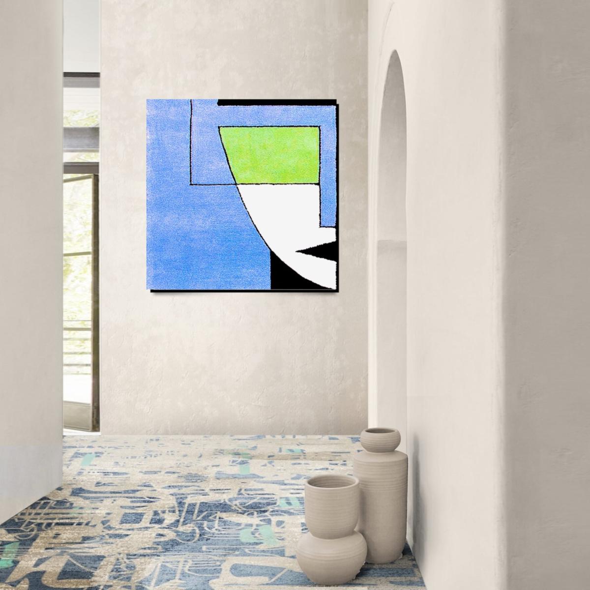 Blue Face Print A4 210 X 297Mm Volsew Paris – image 2