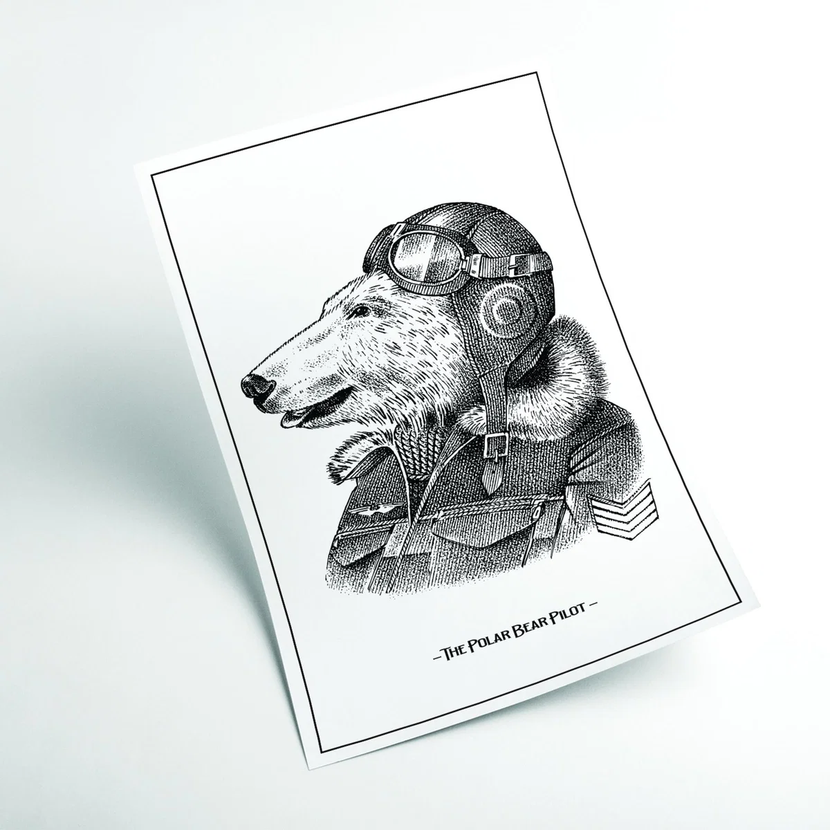 Grey The Poler Bear Pilot Large Stanley Print House – image 2