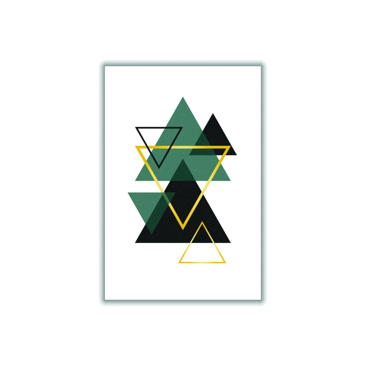 Black Minimal Triangle Collection 2 Medium Stanley Print House – image 1
