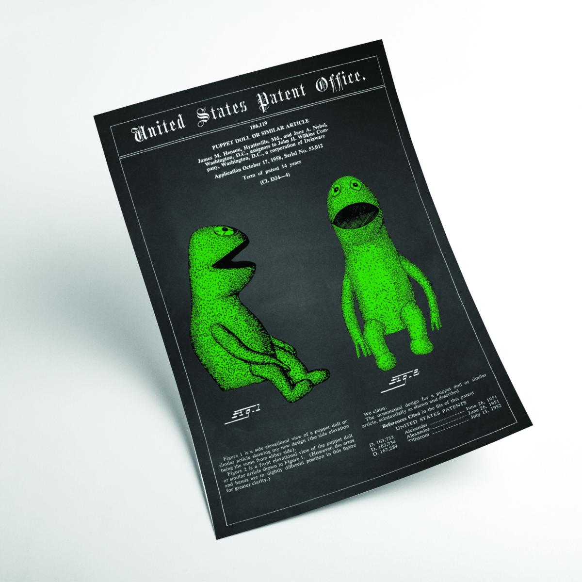 Green Kermit The Frog Patent Small Stanley Print House – image 2