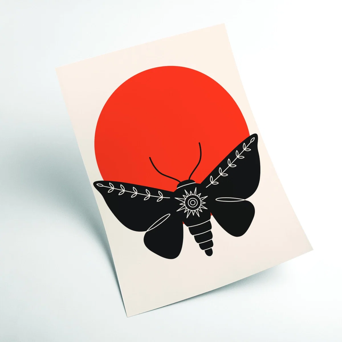 Yellow / Orange Sunshine Moth Large Stanley Print House – image 2