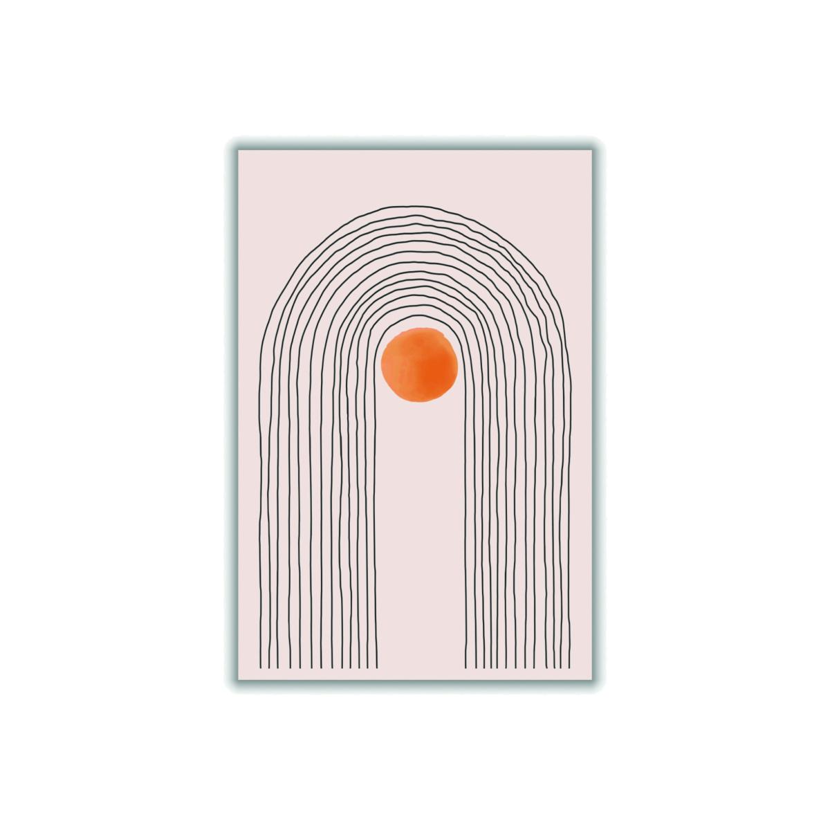 Yellow / Orange Easy Sun #4 Extra Large Stanley Print House – image 1