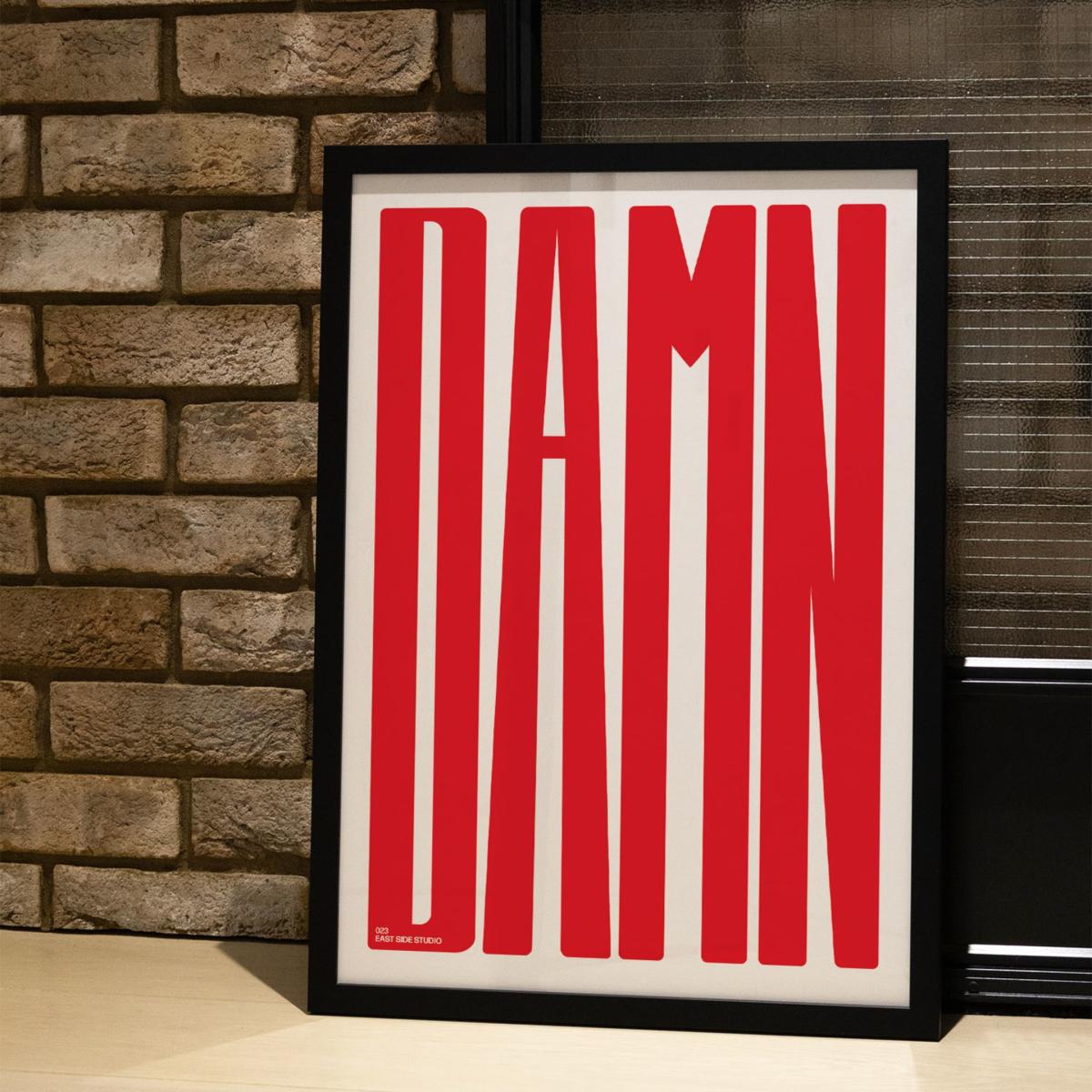 Red Damn Crimson - Giclee Fine Art Print - Large | A2 | 420 X 594Mm | East Side Studio London – image 5