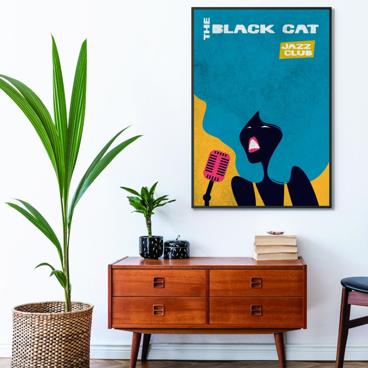 Black Cat Jazz Medium Stanley Print House – image 3