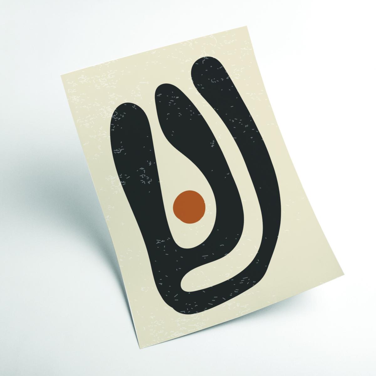 Black Henri Matisse Algae Series #1 A4 210 X 297Mm Stanley Print House – image 2