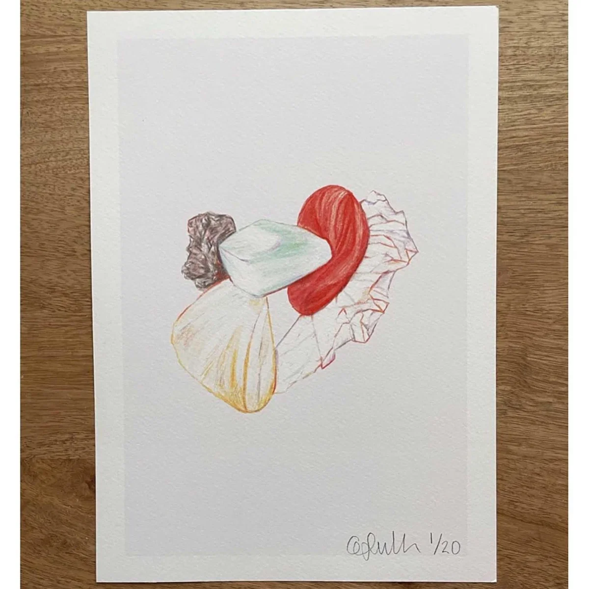 Neutrals Limited Edition Crystals Print Claudine O'sullivan Illustration & Design – image 2