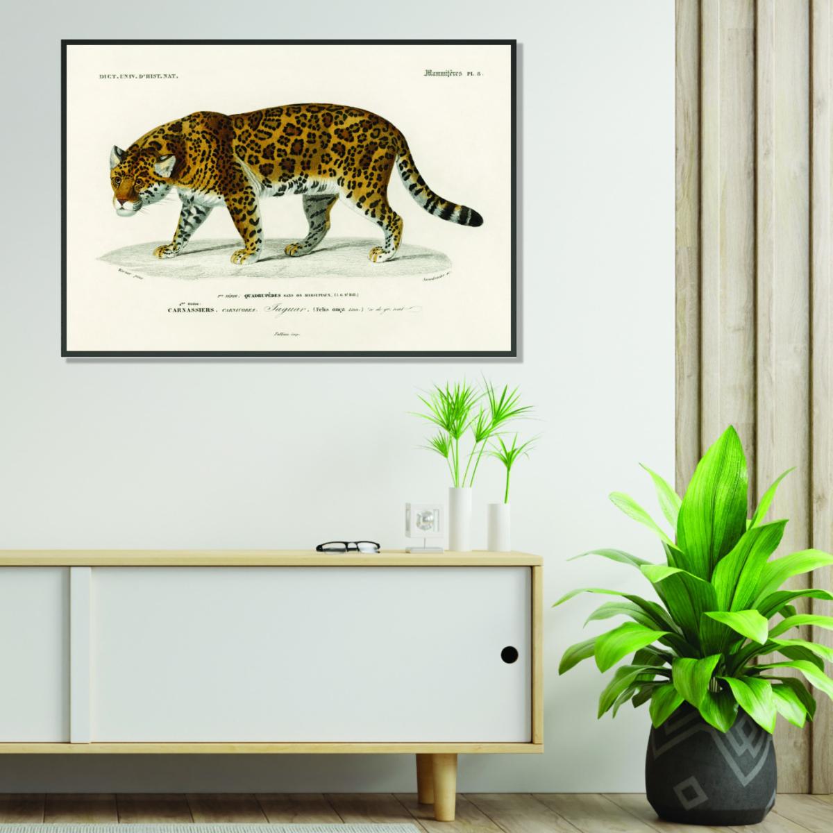Gold Jaguar A2 420 X 594Mm Stanley Print House – image 3