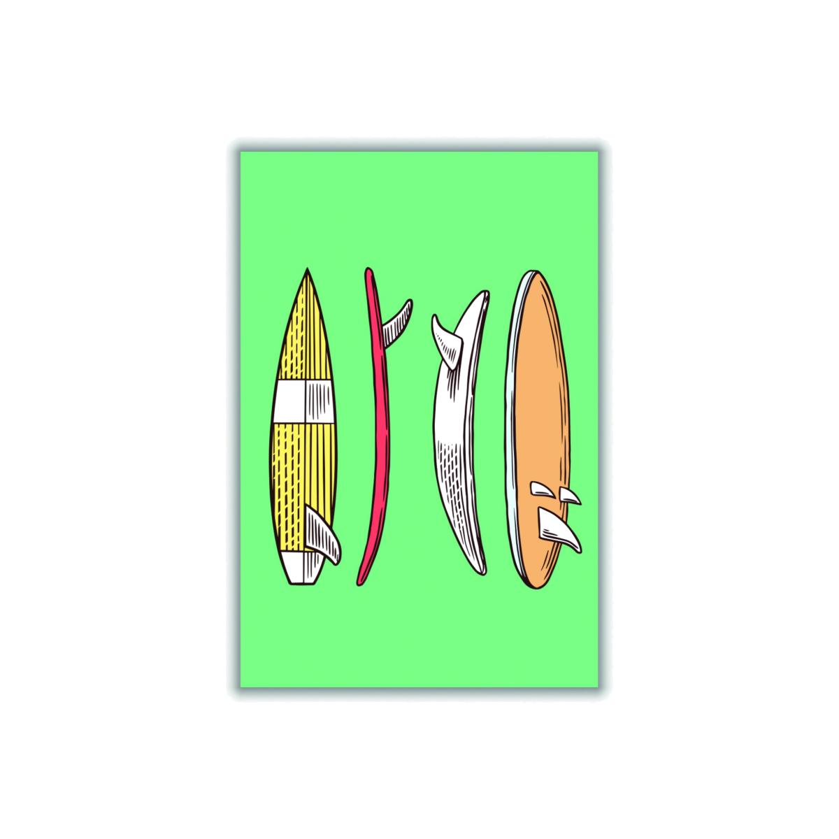 Yellow / Orange Vintage Surfboard Collection Extra Small Stanley Print House – image 1