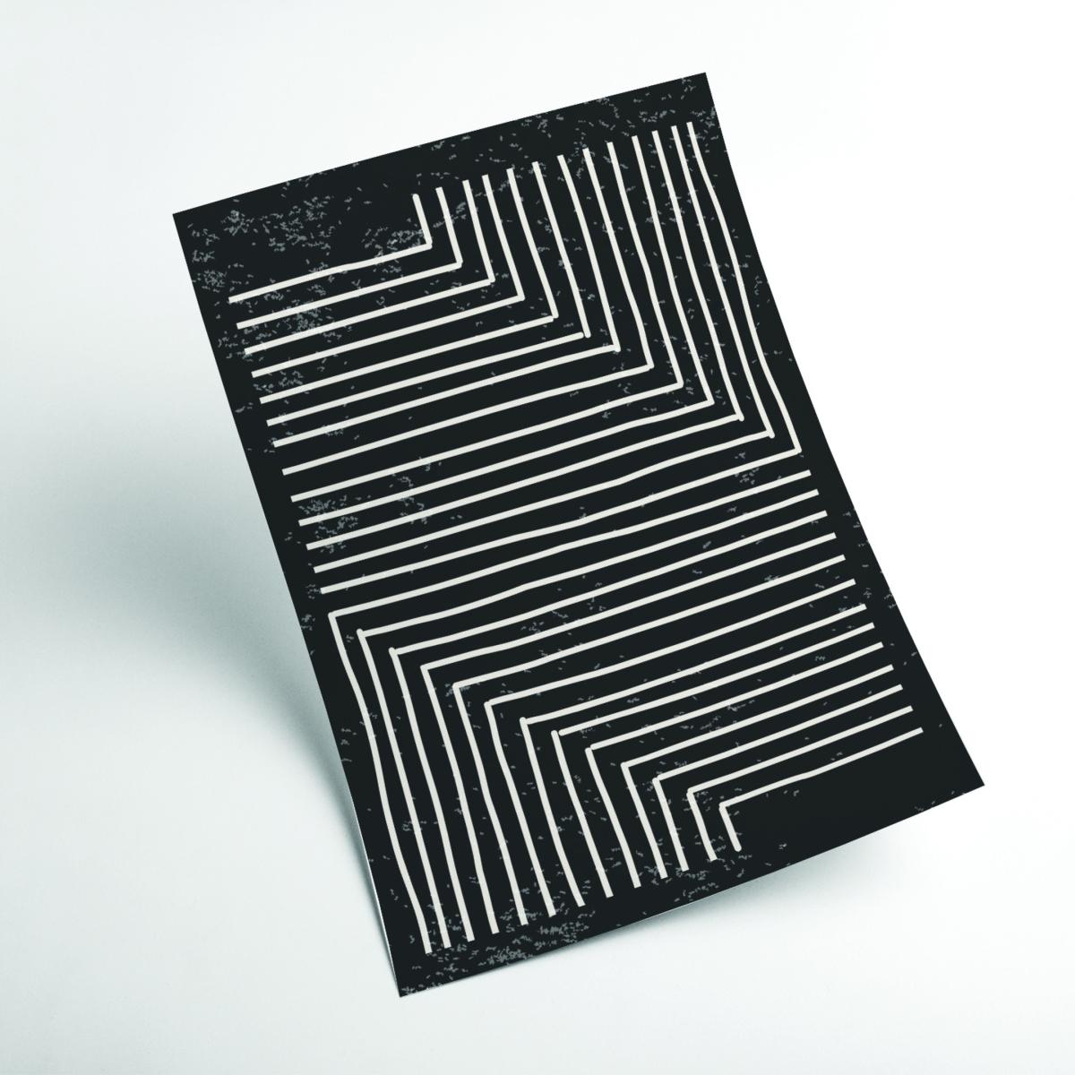 Black And White Line 2 Small Stanley Print House – image 2