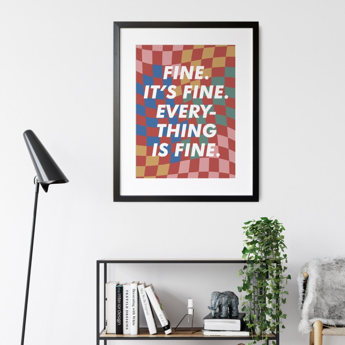It's Fine - A3 Size A3 297 X 420Mm The Native State – image 3