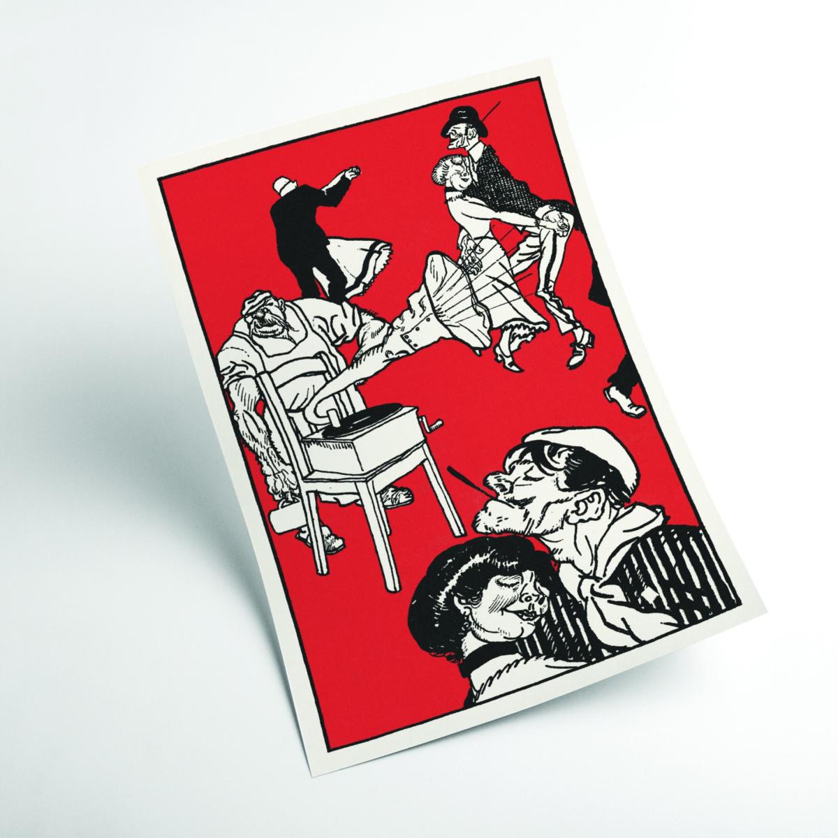 Red Dancers A4 210 X 297Mm Stanley Print House – image 2
