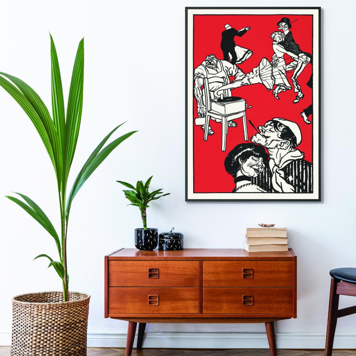 Red Dancers A4 210 X 297Mm Stanley Print House – image 3